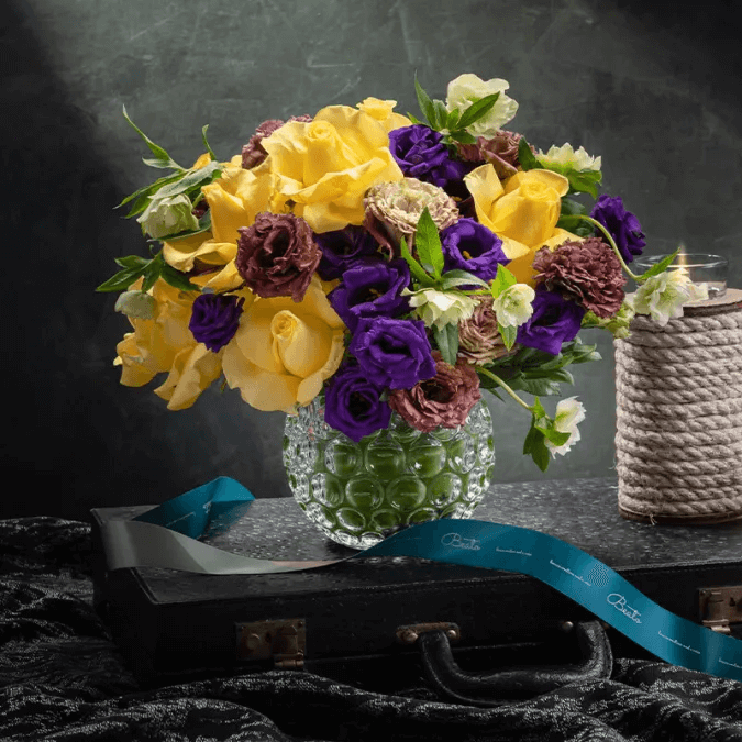 flowers with vase