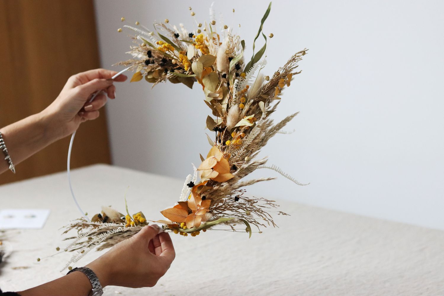 preserved flowers wreath
