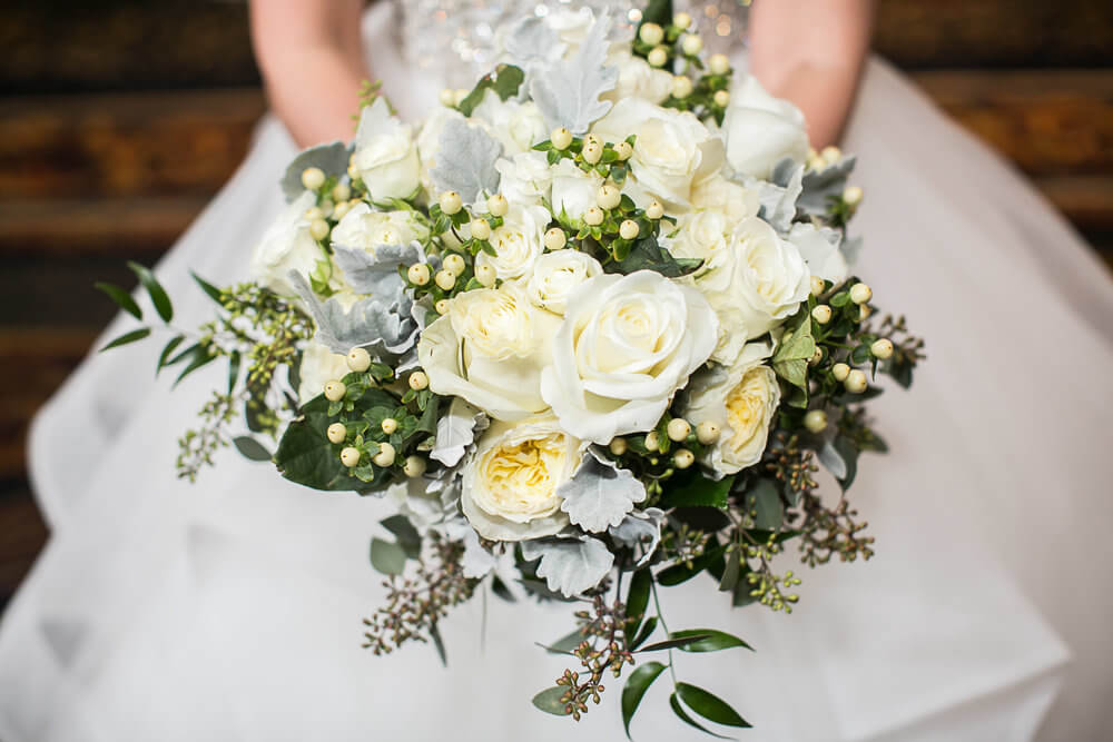 rose bouquet for wedding 2