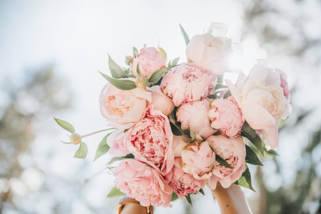 peony flower bouquet