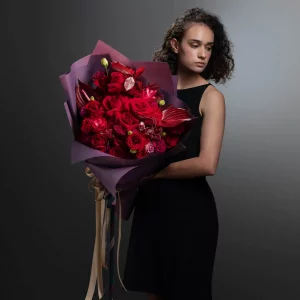 My Crimson Serenade | Flower Bouquet - https://www.beato.com.sg/product/my-crimson-serenade-flower-bouquet/
