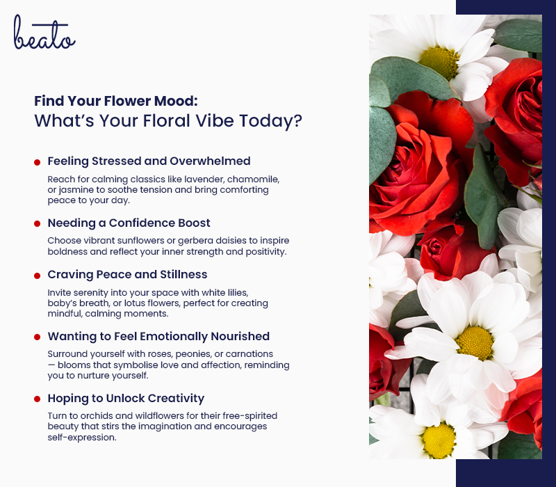 Floral mood guide